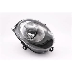 Lights, Right Headlamp (Halogen, Takes H4 Bulb, Clear Indicator) for Mini One/Cooper 3 Door 2014 2018, 