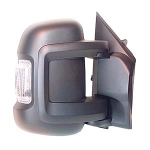 Wing Mirrors, Right Wing Mirror (manual, 5W indicator) for  PEUGEOT BOXER Bus, 2006 Onwards, 