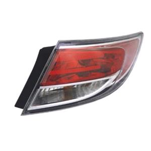 Lights, Right Rear Lamp (Standard Type, Outer, On Quarter Panel, Saloon / Hatchback Only, Without Bulbholder) for Mazda 6 2011 on, 