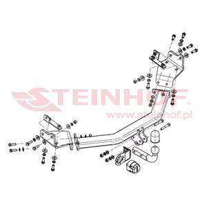 Tow Bars And Hitches, Steinhof Towbar (fixed with 2 bolts) for Fiat FREEMONT, 2011 Onwards, Steinhof