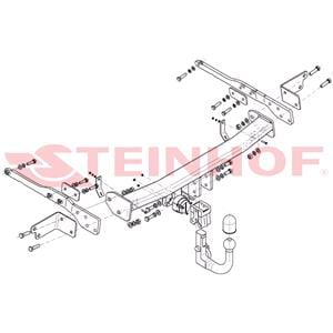 Steinhof Automatic Detachable Towbar (vertical system) for Ford S MAX, 2015 Onwards