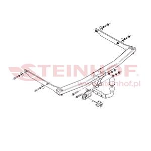 Tow Bars And Hitches, Steinhof Towbar (fixed with 2 bolts) for Ford C MAX, 2007 2010, Steinhof
