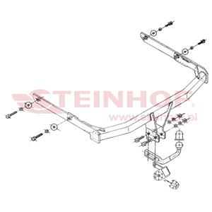 Tow Bars And Hitches, Steinhof Towbar (fixed with 2 bolts) for Ford FUSION, 2002 2012, Steinhof