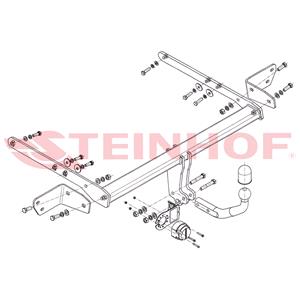 Tow Bars And Hitches, Steinhof Towbar (fixed with 2 bolts) for Ford MONDEO Saloon, 2014 Onwards, Steinhof