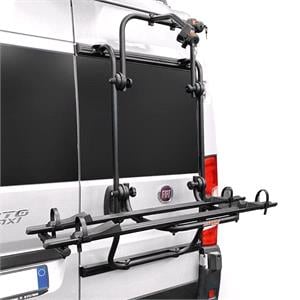 Fabbri Bici OK Rear Double Door Black Bike Rack for Renault Master 2011 Onwards - 2 Bikes