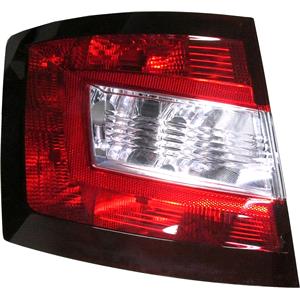 Lights, Left Rear Lamp (Hatchback Models, Supplied Without Bulbholder) for Skoda Fabia 2014 on, 