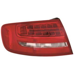 Lights, Left Rear Lamp (LED Type, Outer, On Quarter Panel, Estate Only) for Audi A4 Avant 2008 2011, 