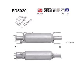 Diesel Soot Particle Filters, Alfa Romeo DPF ALFA 159 1.9TD JTD , AS