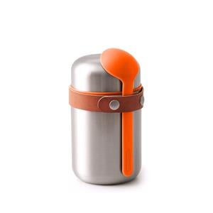 Food Storage, Black+Blum Stainless Steel Food Flask   Orange   400ml, Black Blum