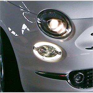 Lights, Right Daytime Running Lamp (In Bumper, LED, With High Beam, Takes H7 Bulb, Original Equipment) for Fiat 500X 2015 on, 