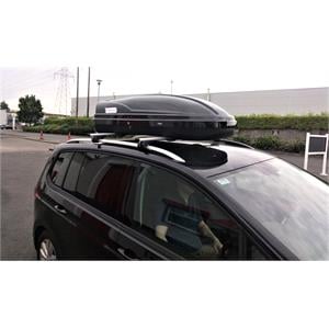Modula WeGo 450L Black Roof Box, Double-Side Opening System
