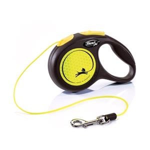 Pet Harness & Leads, Flexi Neon Strong Corded Dog Lead   3m, 