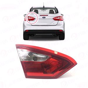 Lights, Left Rear Lamp (Inner, On Boot Lid, Saloon Models Only) for Ford FOCUS III Saloon 2011 on, 