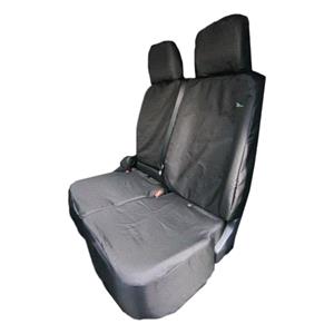 Van Seat Covers, Town & Country Folding Double Passenger Van Seat Cover For VW Crafter 2017 Onwards   Black, Town & Country