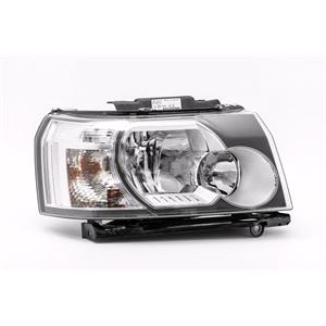 Lights, Right Headlamp (Halogen, Takes H7 / H7 Bulbs, Supplied With Motor, Original Equipment) for Landrover FREELANDER  2006 on, 