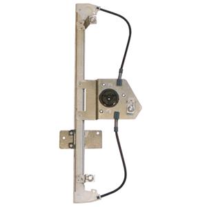 Window Regulators, Front Left Electric Window Regulator Mechanism (without motor) for DACIA LOGAN MCV, 2007 , 4 Door Models, WITHOUT One Touch/Antipinch, holds a standard 2 pin/wire motor, AC Rolcar