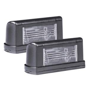 Auxiliary Lamps, Universal Licence Plate Lamps   Pack of 2, AMIO