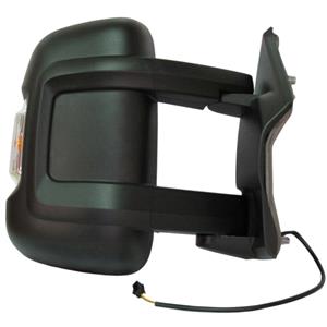 Right Mirror (electric, heated, indicator, temp. sensor, long arm) - Original Replacement