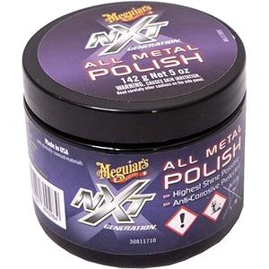Paint Polish and Wax, Meguiars NXT All Metal Polish 142g Tube G13005 Anti Corrosive Mirror Shine, Meguiars