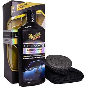 Paint Polish and Wax, Meguiars Ultimate Liquid Car Wax Kit   473ml, Meguiars