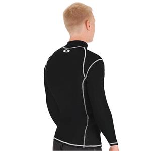 Osprey Boy's Long Sleeve Rash Vest - Black - Size XXS