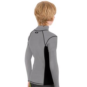Osprey Boy's Long Sleeve Rash Vest - Grey - Size XXS