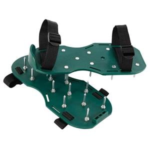 Lawn and Plant Care, Lawn Aerator Shoes with Plastic Buckle Strap   45mm Spikes, 