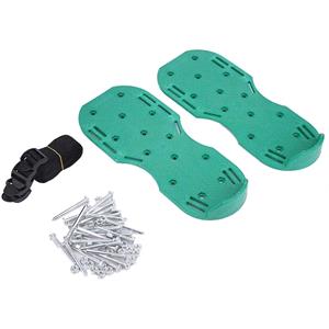 Lawn Aerator Shoes with Plastic Buckle Strap - 45mm Spikes