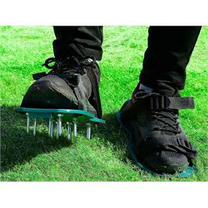 Lawn Aerator Shoes with Plastic Buckle Strap - 45mm Spikes