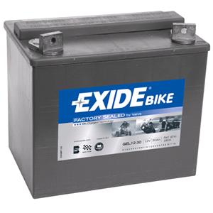 Motorcycle Batteries, Exide GEL1230 Gel Motorcycle Battery 1 Year Warranty, Exide