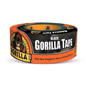 Glues and Adhesives, Gorilla Tape Black (Small) 48mm x 11m , Gorilla Glue