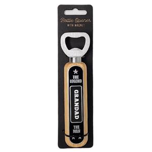 Grandad Bottle Opener with Cap Catcher Magnet