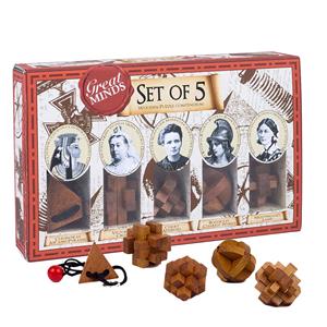 Gifts, Professor Puzzle Great Minds   Set of 5 Puzzles, Professor Puzzle