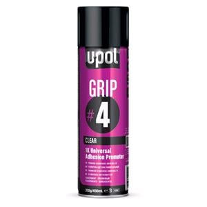 Body Repair and Preparation, U POL GRIP#4 Universal Adhesion Promoter   Clear   450ml, U POL