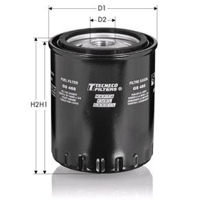 Fuel Filters, Tecneco Filtration Fuel Filter GS488, Tecneco Filtration