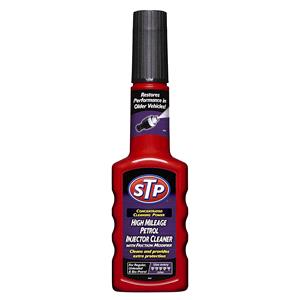 Fuel Additives, STP High Mileage Petrol Injector Cleaner   200ml, STP