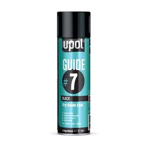 Body Repair and Preparation, U POL GUIDE#7 Dry Guide Coat   Black   450ml, U POL