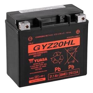 Motorcycle Batteries, Yuasa Motorcycle Battery   GYZ20HL 12V High Performance MF VRLA Battery, YUASA