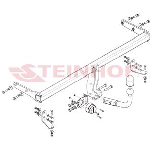 Tow Bars And Hitches, Steinhof Towbar (fixed with 2 bolts) for Hyundai i30 Hatchback,  2020 Onwards, Facelift model only, will not fit Fastback model, Steinhof