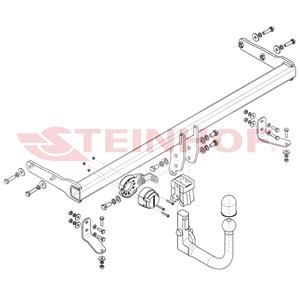 Tow Bars And Hitches, Steinhof Automatic Detachable Towbar (vertical system) for Hyundai i30 Hatchback,  2020 Onwards, Facelift model only, will not fit Fastback model, Steinhof