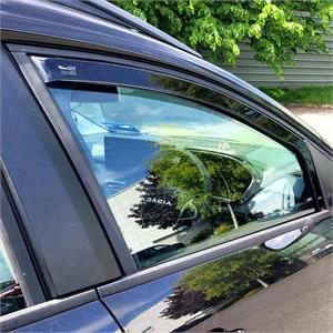 HEKO Tinted Wind Deflectors For Peugeot 206 Estate 5-Door (1998-2003) - In-Channel Fit