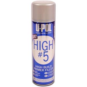 Paints, U POL HIGH#5 High Build Primer Filler   Grey   450ml, U POL