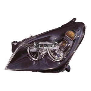 Lights, Left Headlamp (Electric With Motor) for Opel ASTRA H TwinTop 2004 2007, 