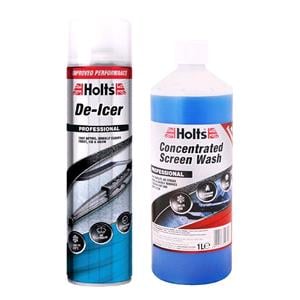Glass Care, Holts Concentrated Screen Wash 1L & Holts De Icer 600ml, Holts Glass Care, Holts Concentrated Screen Wash 1L & Holts De Icer 600ml, Holts