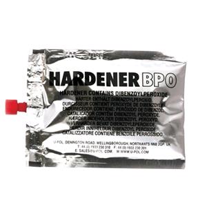 Body Repair and Preparation, Red Hardener Refill 40gm (silver sachet with red top), U POL