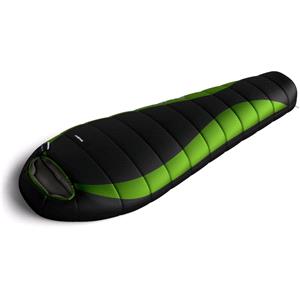 Husky Dinis All Year Round Sleeping Bag with Down Filling (-10°C) - Black and Green