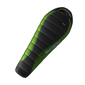 Sleeping Bags and Bedding, Husky Dinis All Year Round Sleeping Bag with Down Filling ( 10°C)   Black and Green, HUSKY