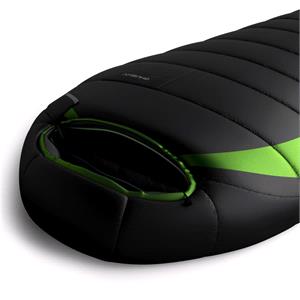 Husky Dinis All Year Round Sleeping Bag with Down Filling (-10°C) - Black and Green