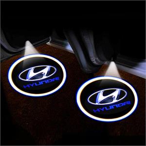 Special Lights, Hyundai Car Door LED Puddle Lights Set (x2) - WIreless , 
