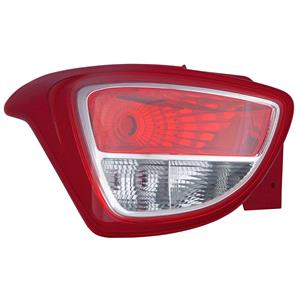 Lights, Left Rear Lamp (Conventional Bulb Type, Supplied Without Bulbholder) for Hyundai i10 2014 on, 